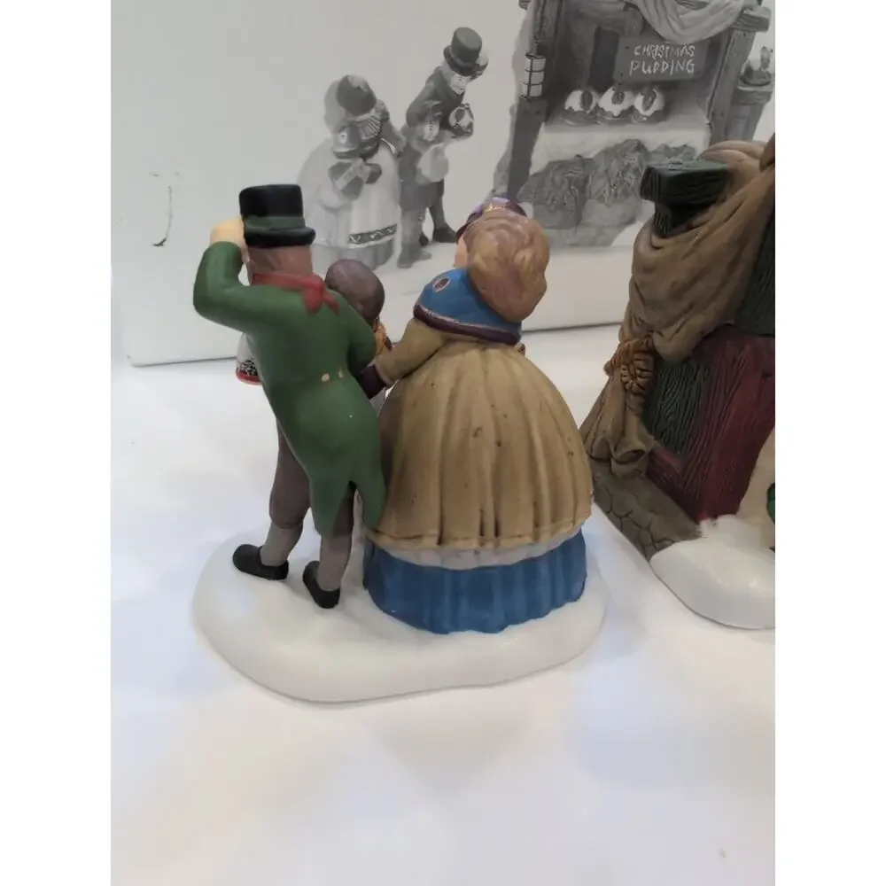 DEPT. 56 Heritage Village CHRISTMAS PUDDING COSTERMONGER Set of‎ 3 #58408